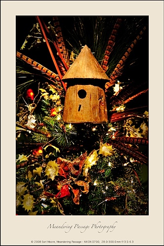 Bird House Christmas