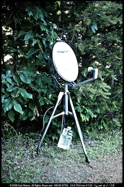 Satellite Dish Camping