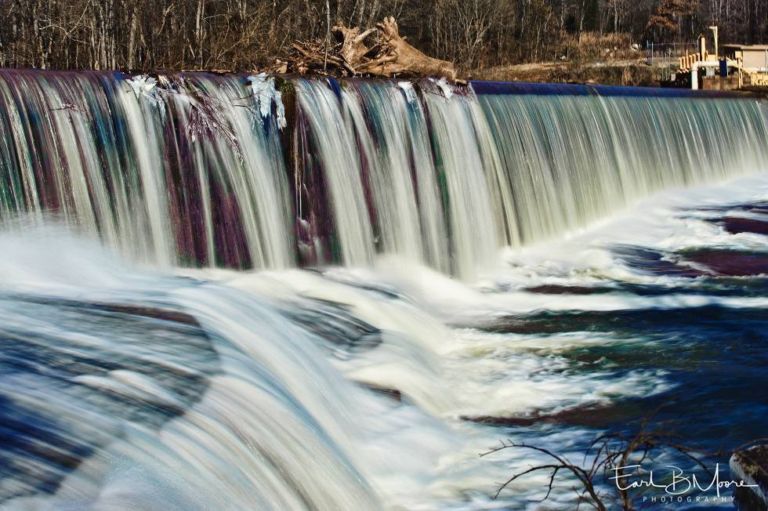 Cooleemee Dam Waterfall