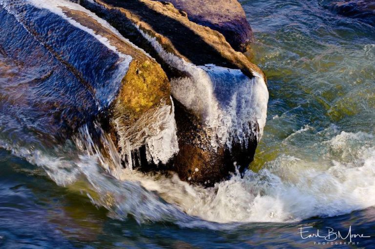 Rocks along the river