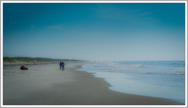 ©Meandering Passage - Earl Moore Photography - Biking along the beach - Undeveloped Beach Front - Huntington Beach State Park