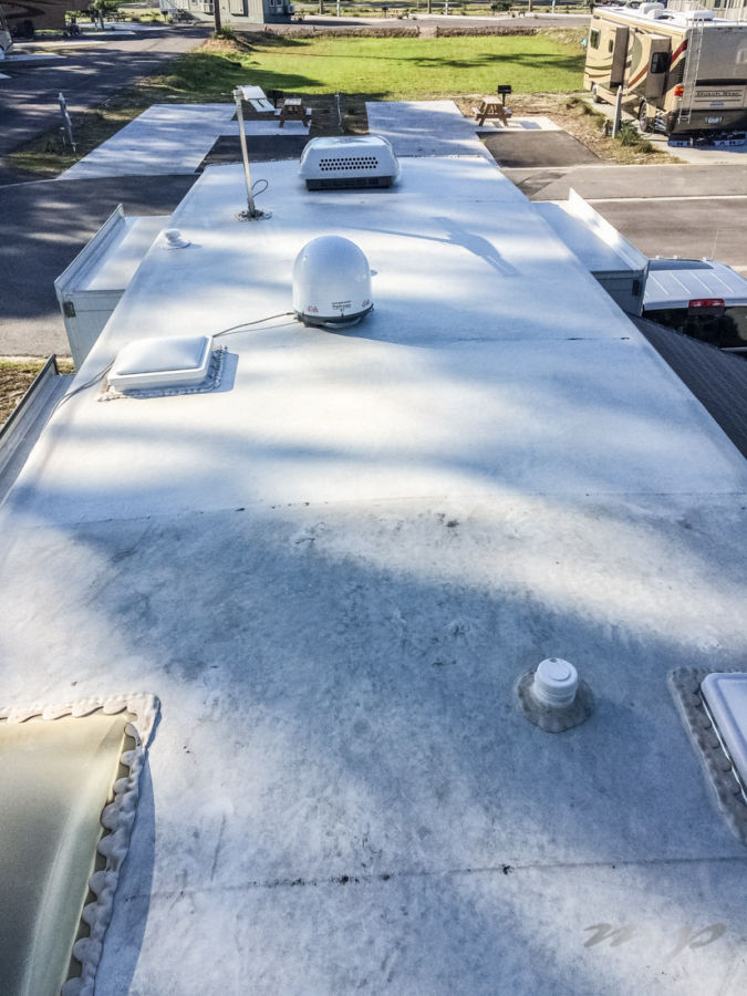 Cleaning/protecting our 5th Wheel’s roof