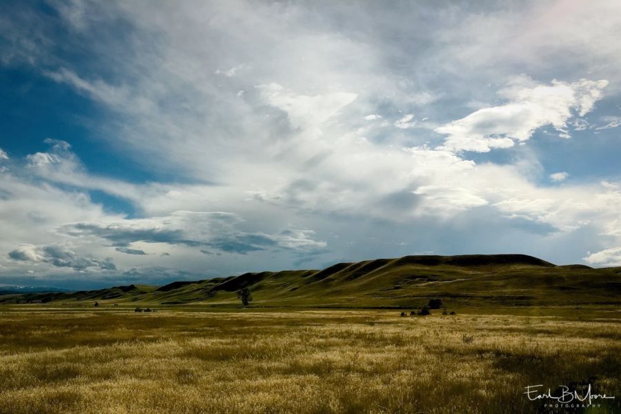 "Distant Storm" - South of Big Timber, MT - 2016